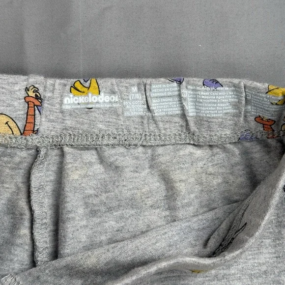 Nickelodeon Rugrats Angelica Pickles Girls Shorts Gray Size 7/8 Cartoon Lounge - Picture 4 of 5